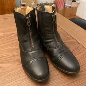 Riding Sport Kids’ Provenance Zip Paddock Boots for Horseback Riding , size 5